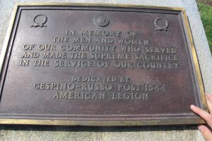 American Legion plaque in South Beach
