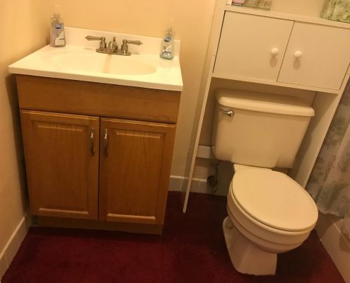 490 Lisk vanity and commode 2nd fl