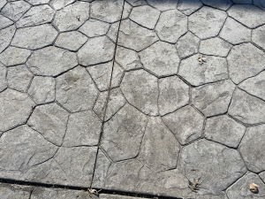 98 Seidman stamped concrete