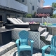 126 Justin poolside seating area