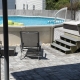 126 Justin pool yard pavers view