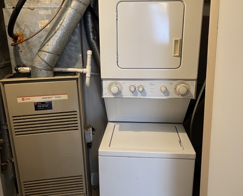 702 A Elbe heating system stackable washer dryer