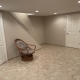 62 Adlai Circle basement view towards front of house and storage closets